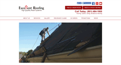 Desktop Screenshot of excellentroofing.com